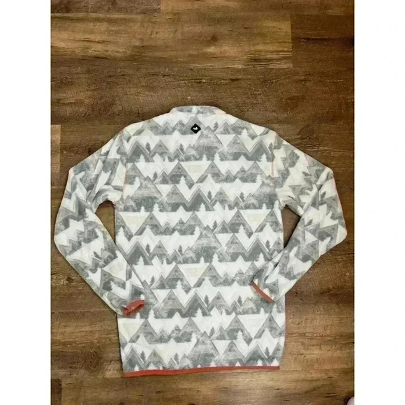 Southern Marsh North Basin Pullover Sweater 1/4 Zip Geometric Fleece Size M/L - Picture 11 of 13